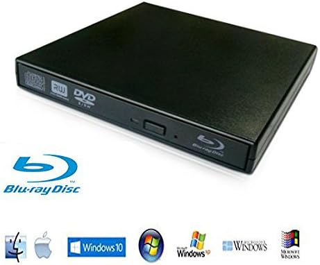 Lvaen——External Blu-Ray Player External USB DVD RW Laptop Burner Drive，High speed, play blu-ray disc, CD，DVD,perfect support xp/win7/win8/win10/Linux system