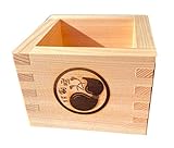EDOYA Hinoki Wood Sake Cups (Set of 2) Japanese Box