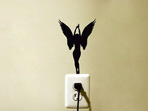 Fairy Angel Wings Vinyl Decal Sticker Light Switch Kids Nursery