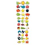 Joylive 12Pcs Educational Toy Baby Kid Gift Cartoon Funny Wooden Kitchen Fridge Magnet