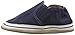 Robeez Kids' Liam Crosshatch Crib Shoe, Leather Liam Basic-Indigo, 12-18 Months M US Infant