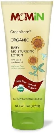 MOMiN G1020 Greenicare Organic Baby Moisturizing Lotion 6oz, 2-pack by MOMiN