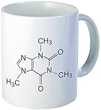 Funny "Caffeine molecule", 11OZ Coffee Mug