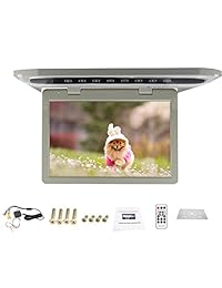HD 12.1 pulgadas USB SD HDMI FM Coche 1080P Montaje en el techo del automóvil Volumen hacia abajo Techo ancho del automóvil Pantalla superior Monitor LCD desplegable