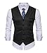 AOYOG Mens Formal Business Vest for Suit Tuxedo
