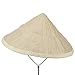 Coolie Hat Asian Japanese Large Straw Bamboo Sun Rice Farmer Costume Accessory