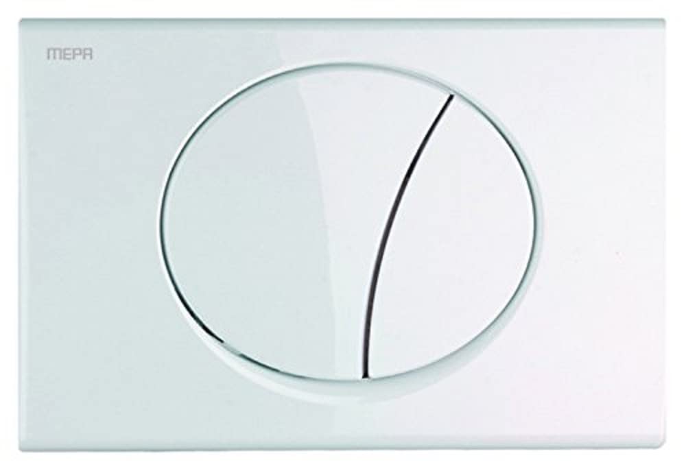 Mepa 420751 Rev.Plate Ellipse 2 m White, weiß