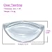 Ladies Silicone Inserts Pads Push Up Bra Breast Enhancers (Clear Teardrop)