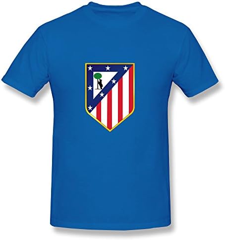 J2D3FD Atletico De Madrid Logo Men's RoyalBlue T Shirt
