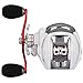 KastKing WhiteMax Baitcasting Fishing Reel,5.3:1 Gear Ratio,Left Handed Reel