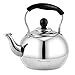Stove Top Whistling Tea Kettle 2.5 Quart Classic teapot appearance Culinary Grade Stainless Steel Teapot Composite process bottom