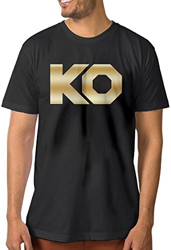 Kevin Owens KO Fight Gold Logo Black Men's T-shirts