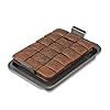 Chicago Metallic CMET26740 Professional Non-Stick Brownie Tin with Dividers and Loose Base, 23 x 33 cm (9" x 13"), Carbon Steel, Grey