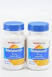 (Pack of 2) CVS Melatonin 3mg Dietary Supplement 120 Tablets