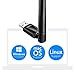 Cudy WU1200 AC1200Mbps USB WiFi Adapter for PC, 5GHz /2.4GHz WiFi Dongle, WiFi USB, USB Wireless Network Adapter for Desktop/Laptop, Compatible with Windows Vista / 7/8 / 8.1/10, mac OS, Linux