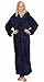 Arus Women's Ankle Length Hooded Soft Twist Turkish Cotton Bathrobe