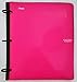 Five Star Flex NoteBinder - 1 inch Capacity, 11.5 x 11 inches, Notebook and Binder All-in-One - 2 Pack - Multi Colored (Pink-Grey)