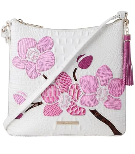 BRAHMIN Sea Salt White Katie Crossbody