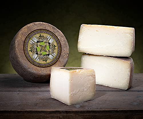 Pecorino "Bio Grotta" - Bio-Schafskäse gewürzt in "grotta" (Höhle) - Ganze Form Kg.1,9 – Bild 3