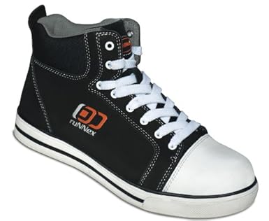 ruNNex Chucks-Sicherheitsschuhe/Arbeitsschuhe S3 schwarz-weiss