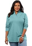 Ultimate Tee Women's Plus Size Shawl Collar Ultimate Tee