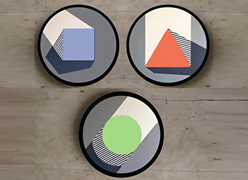 CraftedIndia Geoimagination wall hanging plates set