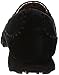 Skechers Women's Bikers Pedestrian Memory Foam Slip-On Moccasin,9 M US,Black Suede