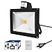 Warmoon LED Motion Sensor Flood Light 50W Outdoor IP65 Waterproof 3200K Warm White Security Wall lighting With Sensitive Detector for Entryways, Stairs, Porch, Yard, Garage