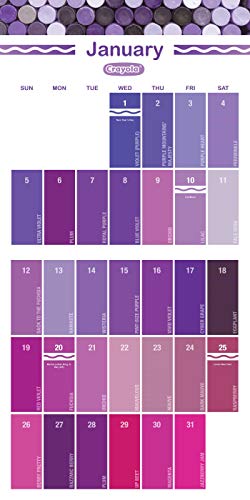 Crayola 2020 Wall Calendar: 366 Crayon Colors