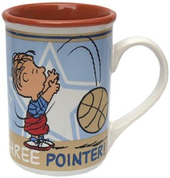 Amazon 難あり スヌーピー 14ozマグカップ スポーツ バスケットボール65d Snoopy Peanuts ライナス 食器 雑貨 グッズ Gibson おもちゃ おもちゃ