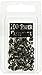 Creative Impressions Mini Metal Paper Fasteners 100/Package, Pewter Square