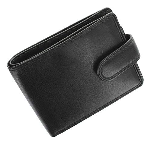VISCONTI Heritage Collection Sloan Gents Leather Wallet with Tab Closure HT9 Black