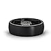 Duke Collections Wedding Bands 8mm Black Tungsten Ring Brushed Dome Comfort Fit (9)