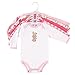 Luvable Friends Unisex Baby Cotton Long-Sleeve Bodysuits, Bunny, 0-3 Months