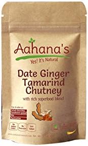 Yes! Natural Date Ginger Tamarind Vegan Chutney, Spreads, Salad Dressing &amp; Dip with Superfoods