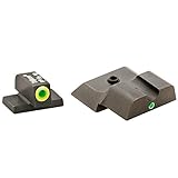 AmeriGlo Tritium I-Dot Green with Lumigreen Outline Sight Set for Smith and Wesson Shield