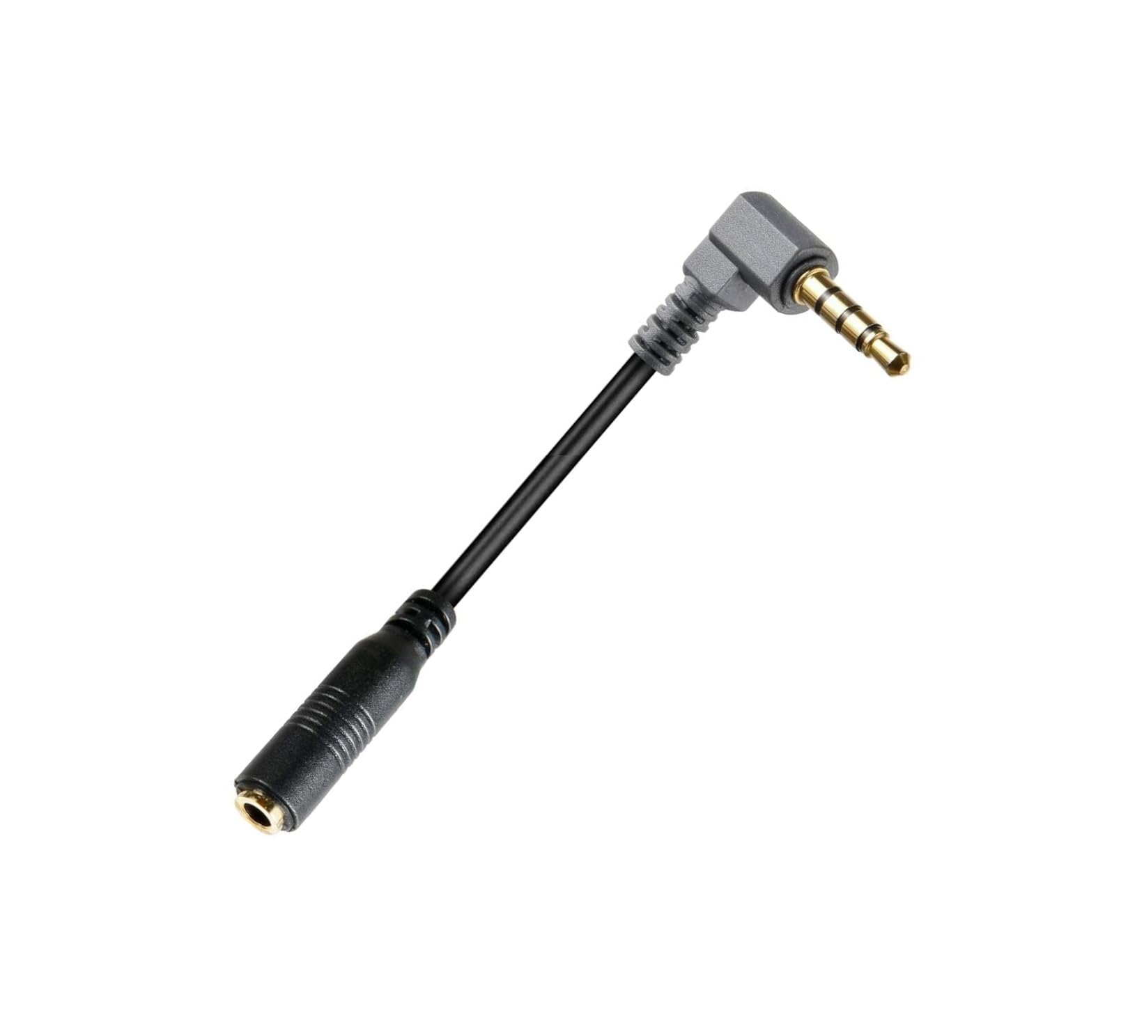 ienza Replacement SC4 TRS-TRRS, TRS 3.5mm Female to TRRS Male Rode Movo BOYA Recording Microphone Adapter Cable Cord for iPhone, Smartphone & Other Devices