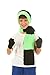 Polar Wear Boys Knit Hat, Scarf and Gloves Set - Black/ Lime