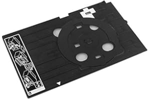 TBTEEK CD DVD Print Printer Printing Tray for Epson Photo RX590 RX595 RX610 50 PX650 L800 L801 L805, Multi-Purpose Printers Tray