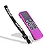 Akwox Apple TV Siri Remote Case with Lanyard (Purple) - For 4th/5th Gen, Not 4K 6th Gen