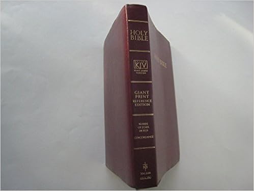 Holy Bible King James Version Kjv Burgundy Leather Giant Print 883cbg Thomas Nelson Publishers Amazon Com Books