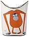 3 Sprouts Baby Laundry Basket for Nursery - Hamper with Handles/Lid, Large Storage Basket, Toy Bin, Room Decor - Kids Hamper, Baby Clothes Storage Organizer, Orangutan