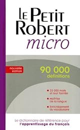 Le  petit Robert micro