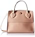 Anne Klein Maya Zip Satchel, Natural-Dolphin/Optic White