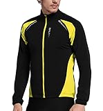 Baleaf Men's Cycling Jacket Thermal Jersey Long Sleeve Windproof Coat