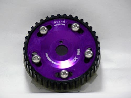 OBX Purple Adjustable Cam Gear - 01-05 Honda Civic 1.7L D17A SOHC