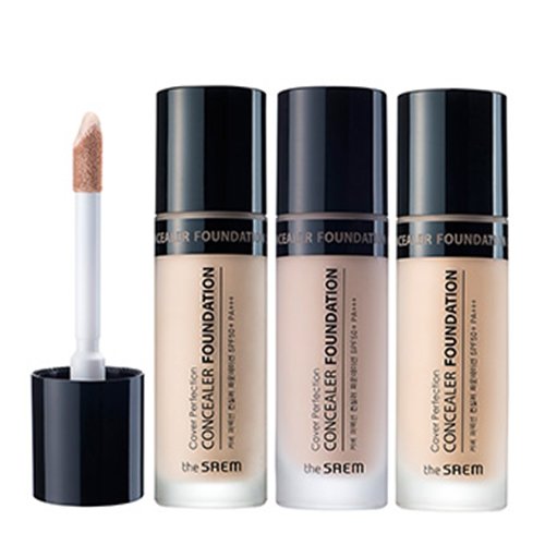 [The Saem] Cover Perfection Concealer Foundation 38g #02 Rich Beige - Thumbnail 2