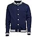 AWDis Mens College Jacket (XL) (Jet Black)