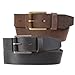 Timberland Mens Leather 40MM Pull Up Distressed Belt (Black)