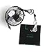 NUZAMAS 3W 6V Solar Panel Powered USB Mini Fan for Camping Caravan Yacht Greenhouse Dog House Chicken House Ventilator